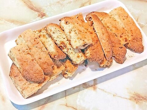 FPで手軽に!プラリネビスコッティ風♪